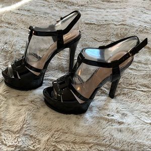 Aldo Black Platform Heels